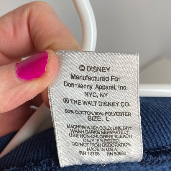 Vintage Mickey Mouse Sweatshirt Womens Size Large Medium Made In USA Pullover - Picture 9 of 10